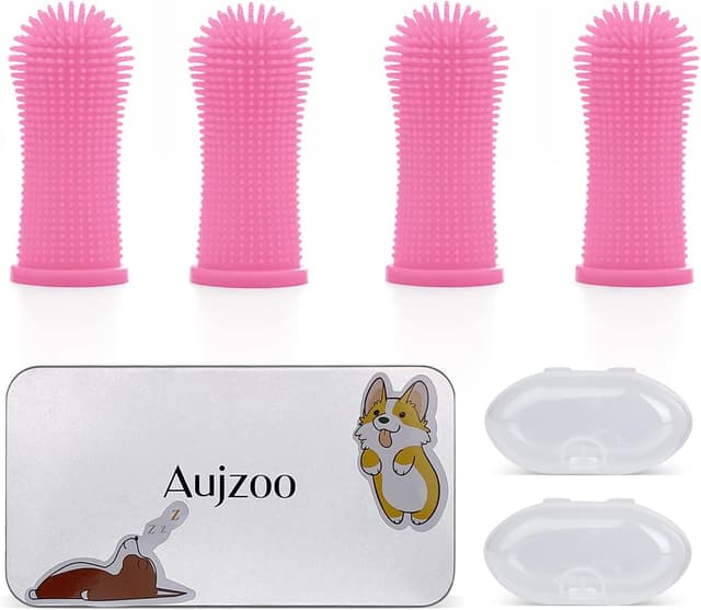 Thumbnail 5 de Aujzoo Hundezahnbürste 4er Set