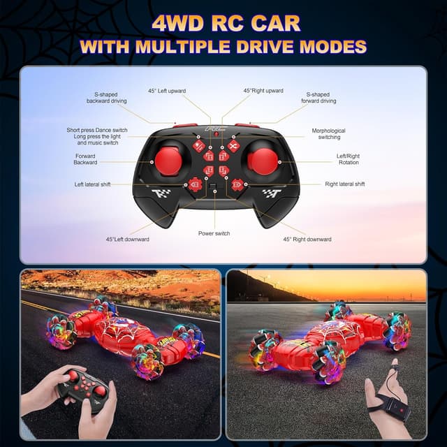 Thumbnail 6 de Nikuku Remote Control Car 2.4GHz 4WD Gesture