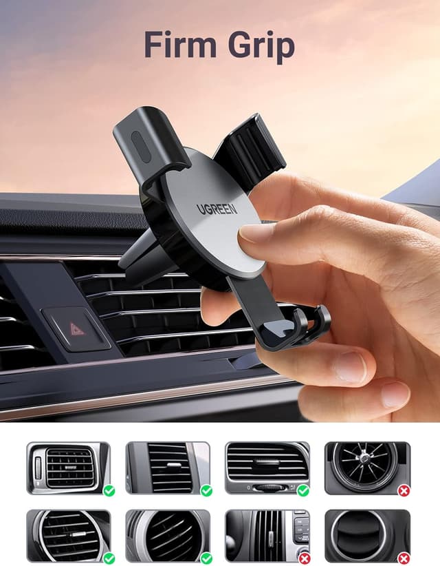 Thumbnail 4 de UGREEN Car Phone Holder Gravity Mount for iPhone