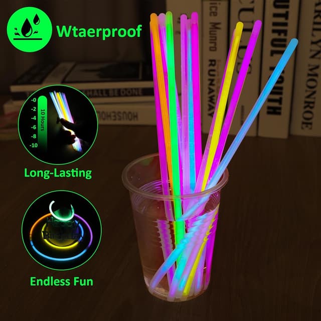 Thumbnail 4 de UooEA Barras Luminosas 100 pulseras fluorescentes