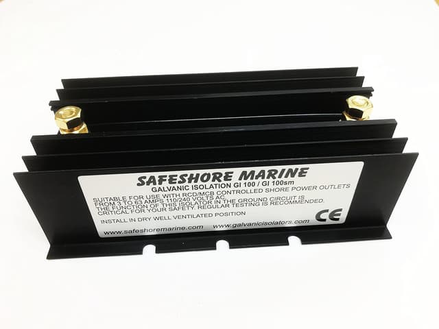 Detalle de Safeshore Marine Galvanic Isolator 100A ⚓