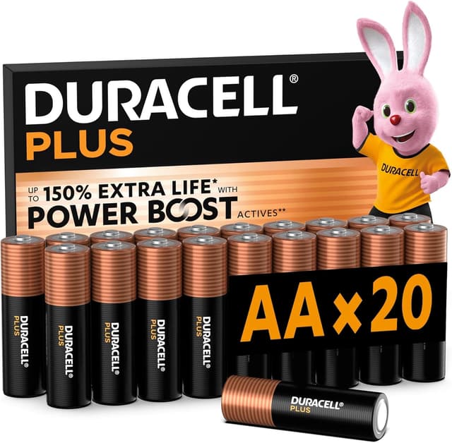 Imagen de Duracell Plus MN1500 AA 20 Pack en OfertitasTOP