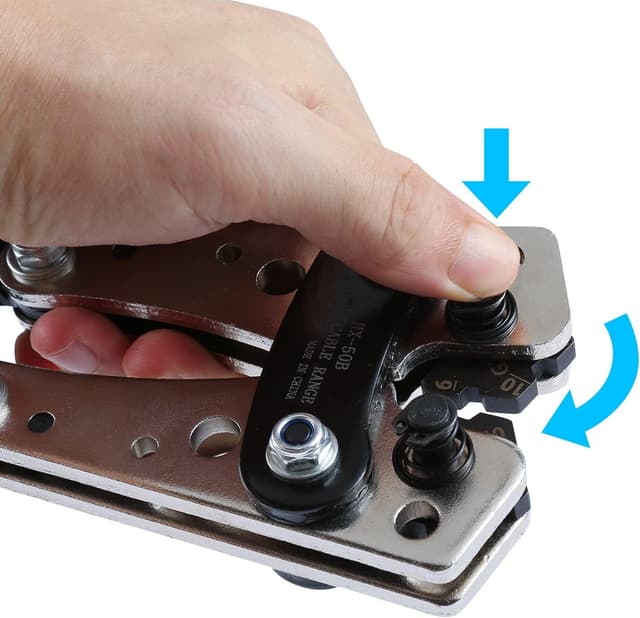 Detalle de Brileine Battery Cable Crimping Tool Kit 6–50 mm²