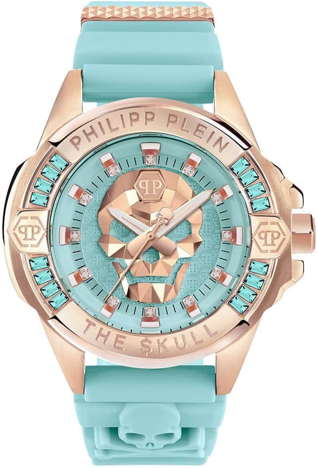 Detalle 2 de Philipp Plein Damen-Uhr Analog Quarz 32024368 mit schwarzem Zifferblatt