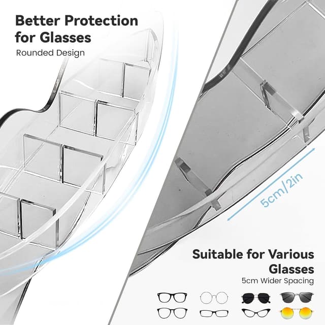 Thumbnail 3 de Daily Treasures Sonnenbrillen-Organizer 5 Paare đ¶