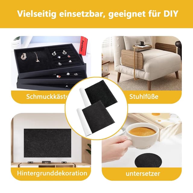 Thumbnail 6 de Filz Selbstklebend Meterware 1 mm, 40×250 cm