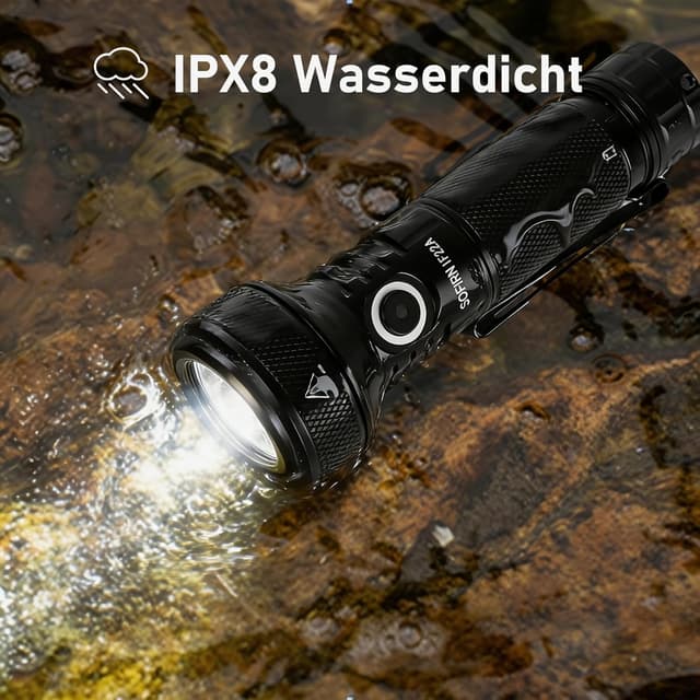 Thumbnail 6 de Sofirn Lampe de Poche Rechargeable 697 M IF22A (Type-C) – 6 modes, IPX8