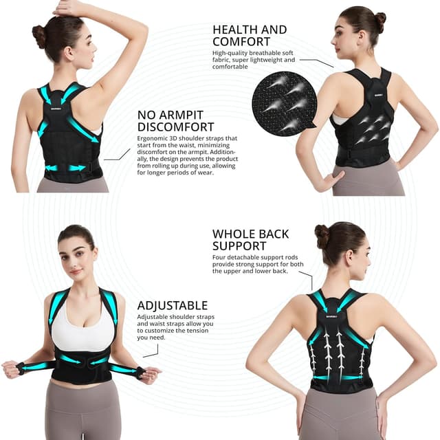 Thumbnail 4 de SHAPERKY Posture Corrector for Back Support L