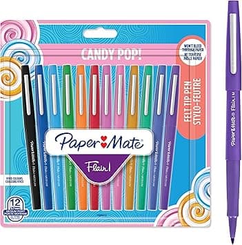 Imagen de Rotuladores Paper Mate Flair Candy POP: Colores Vibrantes 🎨 en OfertitasTOP