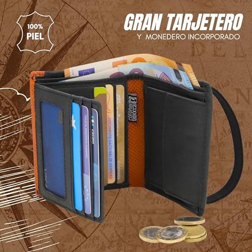 Detalle 2 de Coronel Tapiocca Cartera Aladino Negra para hombre