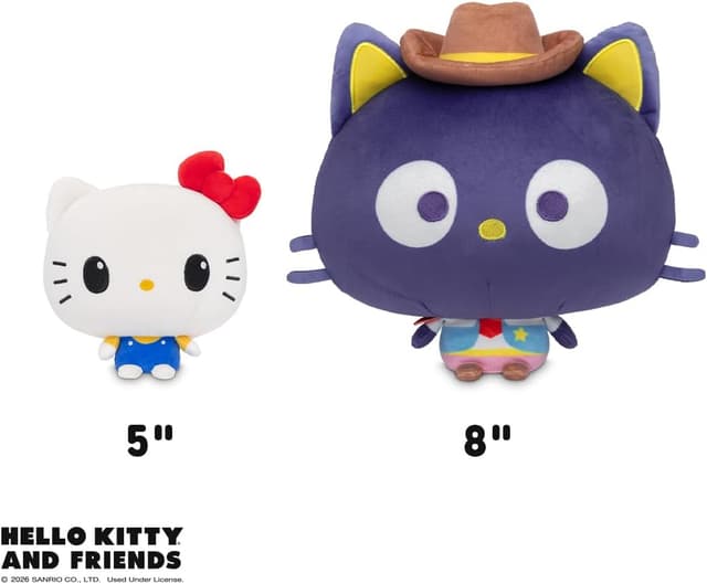 Detalle 2 de TeeTurtle Cloudheads Cowboy Chococat Plush 8-inch plush