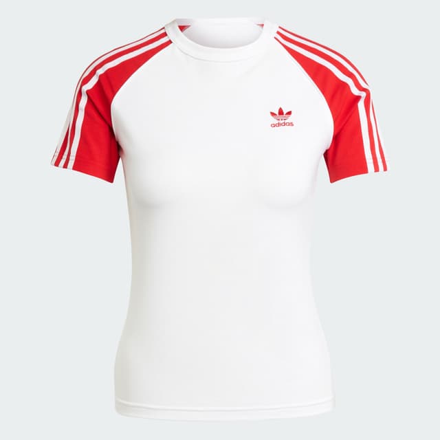 Thumbnail 3 de Adidas Camiseta Adicolor Raglan Slim 3 bandas