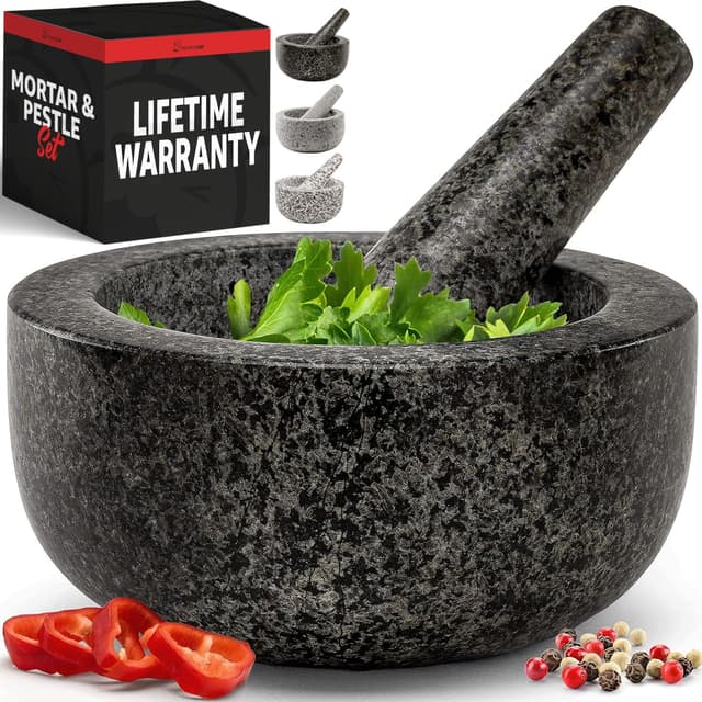 Imagen de Priority Chef Heavy Duty Mortar and Pestle 1.5 Cup 🥣 en OfertitasTOP