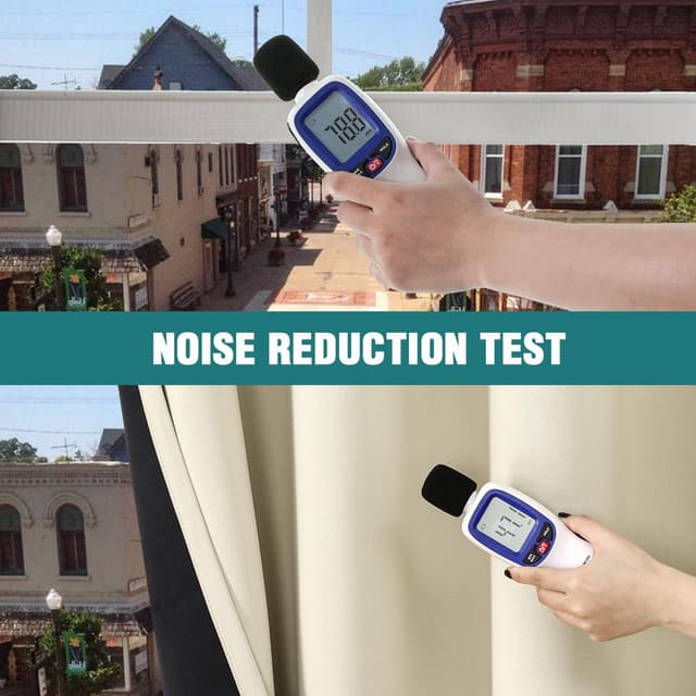 Detalle 2 de ChrisDowa 84-inch Blackout Curtains 2-Pack 🪟