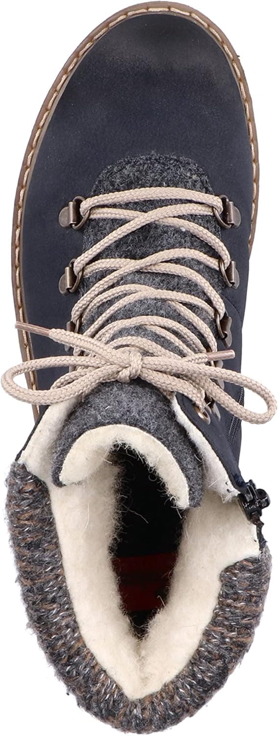 Detalle de Rieker Y9131 botte tendance femme : confort antistress et chaleur au quotidien