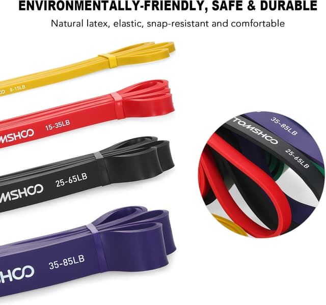 Thumbnail 4 de TOMSHOO Fitnessband Elastisch 4 Stufen