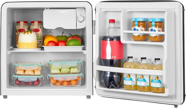 Detalle de Kleiner Kühlschrank 47 Liter Retro-Design