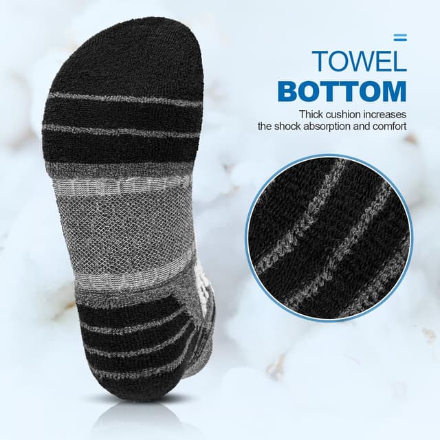 Detalle 2 de Niofind Mens Trainer Socks Cotton 6 Pairs