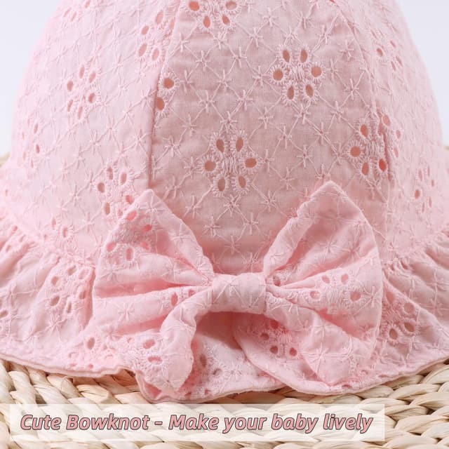 Detalle de Pesaat cotton sun hat 0-2 years baby girl