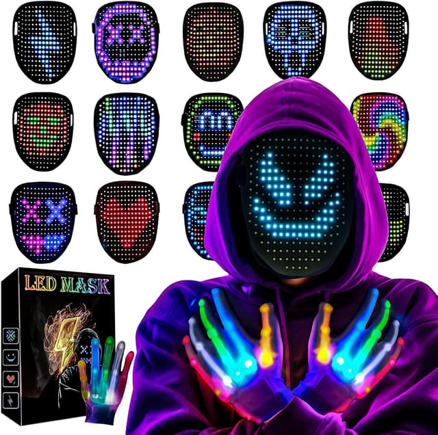 Detalle de StimuVariety Mascara Led Guantes