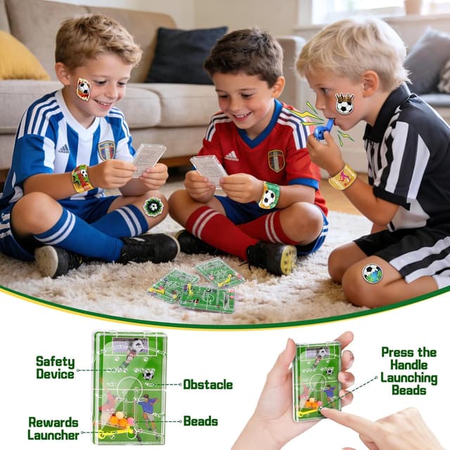 Thumbnail 3 de nicknack 102PCS Piñata fútbol cumpleaños