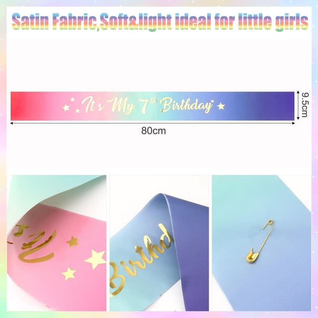 Thumbnail 3 de Leixi Headband & Glitter Sash Set