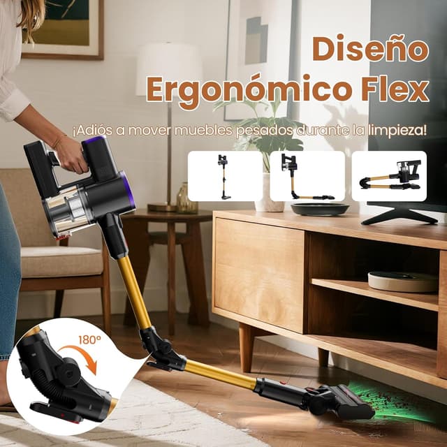 Detalle 1 de Zynet S9 Aspiradora sin cable 45KPa
