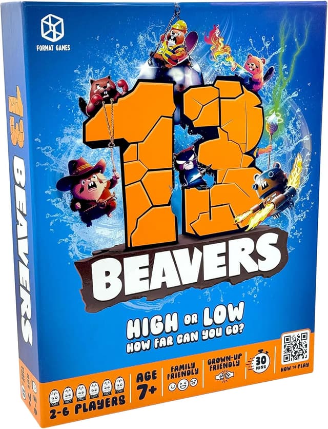Detalle de 13 Beavers: River Adventure Board Game for 2–6 Players 🎲