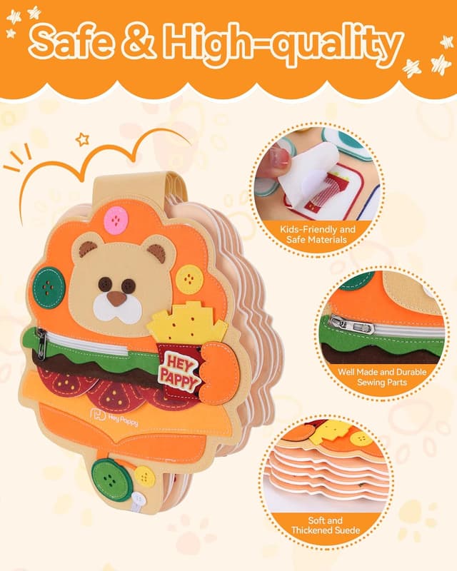 Thumbnail 2 de Heypappy Busy Board 12 in 1 Montessori