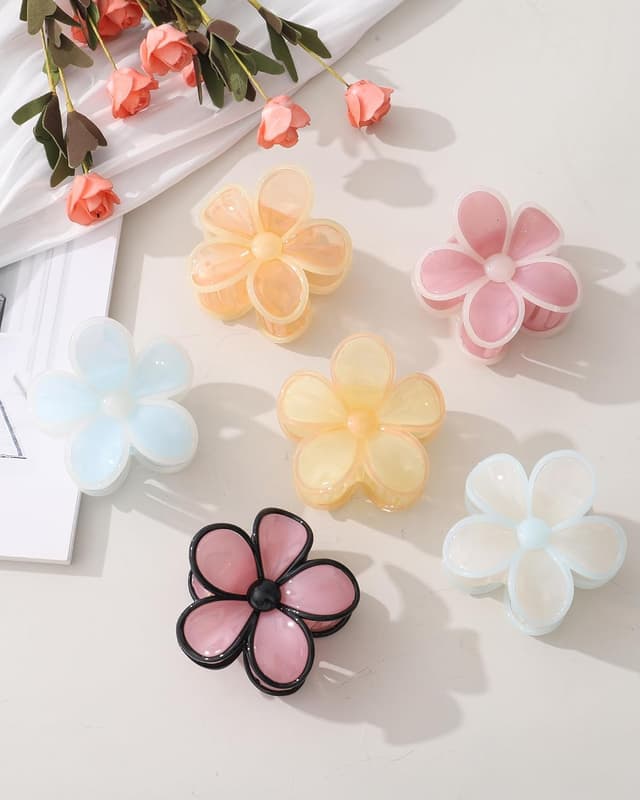 Thumbnail 6 de Kajeer 6er Blumen Haarspangen đâ