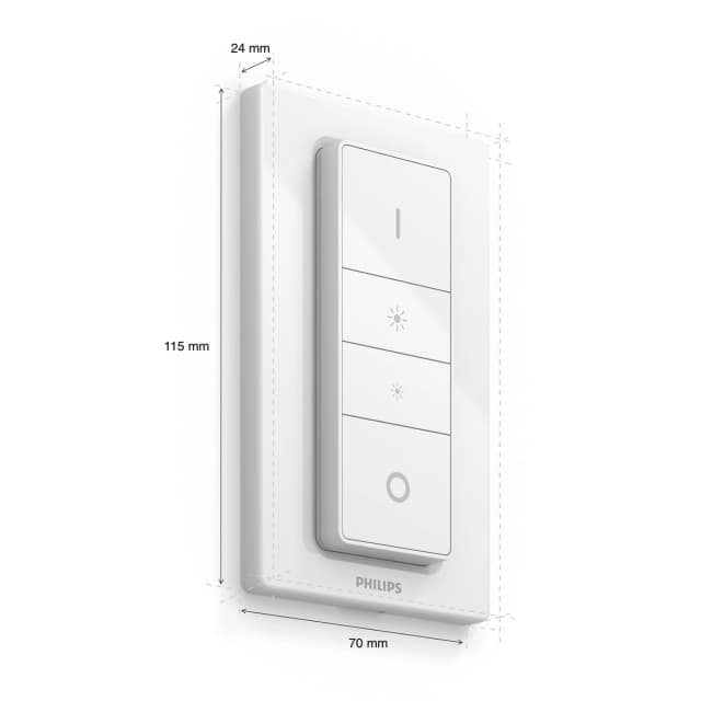 Detalle de Philips Hue White and Color Ambiance E27 Kit de inicio con puente y mando (3 bombillas) reacondicionado casi a estrenar