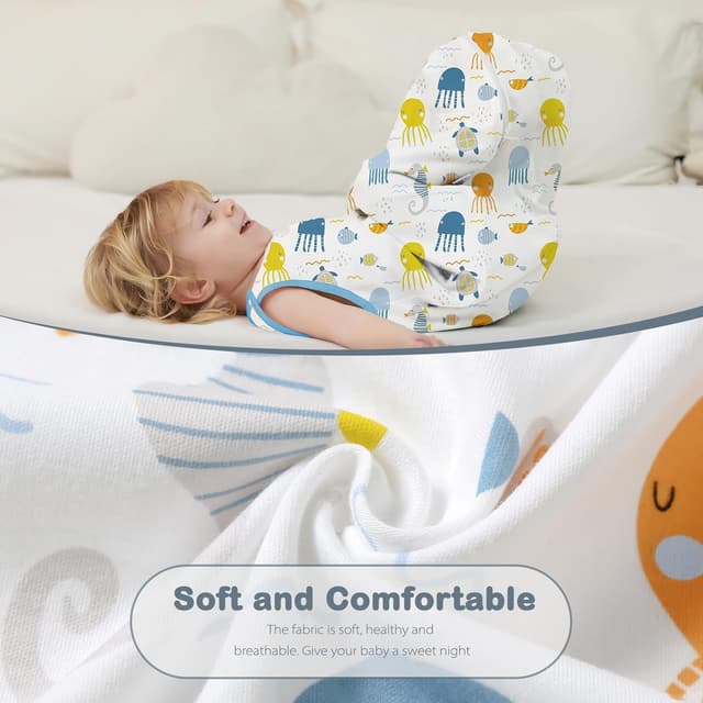 Detalle de Sacco nanna Mosebears in morbido cotone 0,5 tog (12–18 mesi) con cerniera a doppio cursore