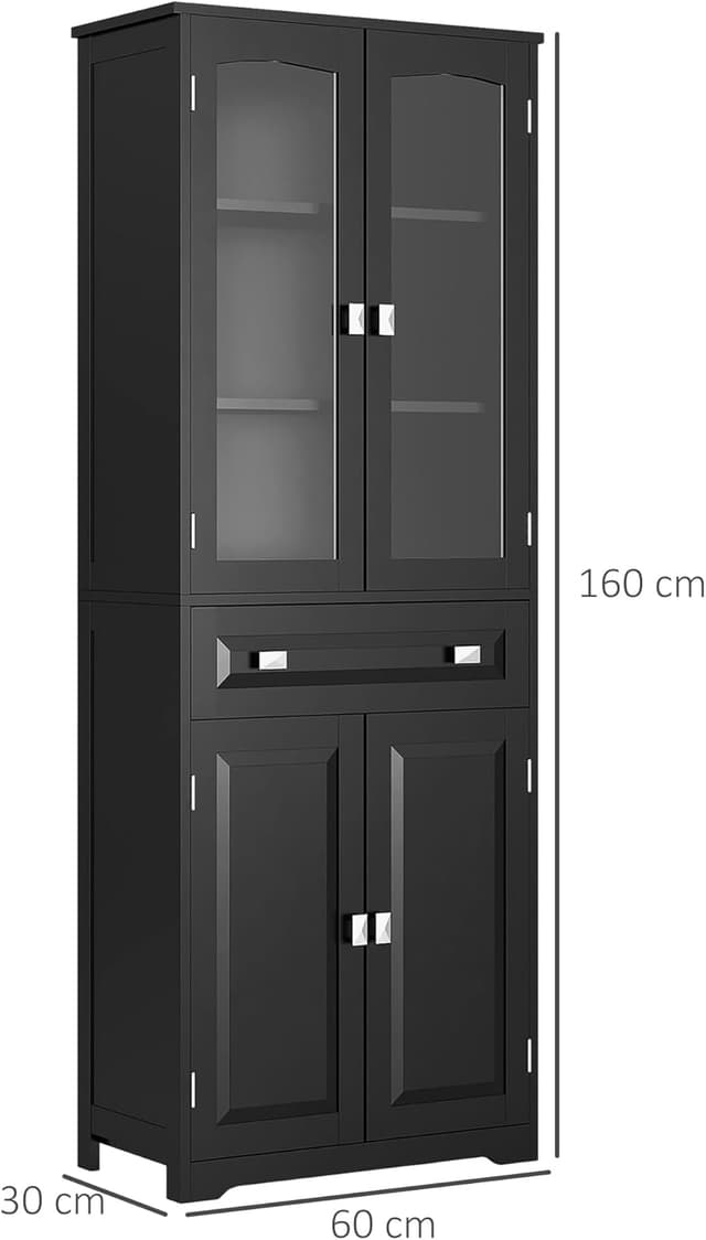 Detalle de HOMCOM armoire de cuisine 160 cm