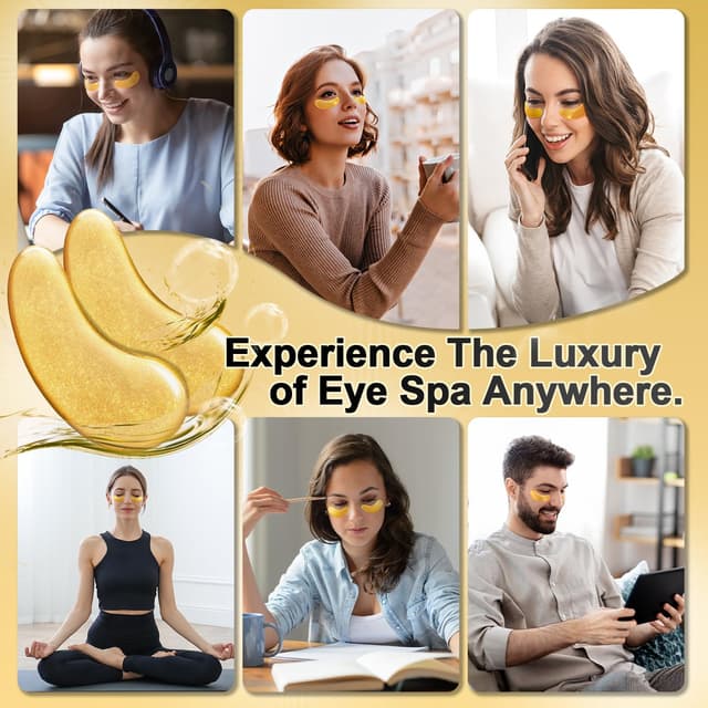 Thumbnail 6 de Tibobo 24K Gold Augenpads – 36 Paar Gel-Eye-Patches mit Hyaluron & Collagen