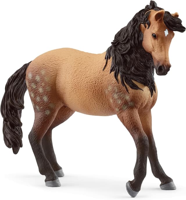 Detalle de Schleich Horse Club Andalusier Stute 14894 – detailgetreues Pferdespielzeug für Kinder ab 5 Jahren