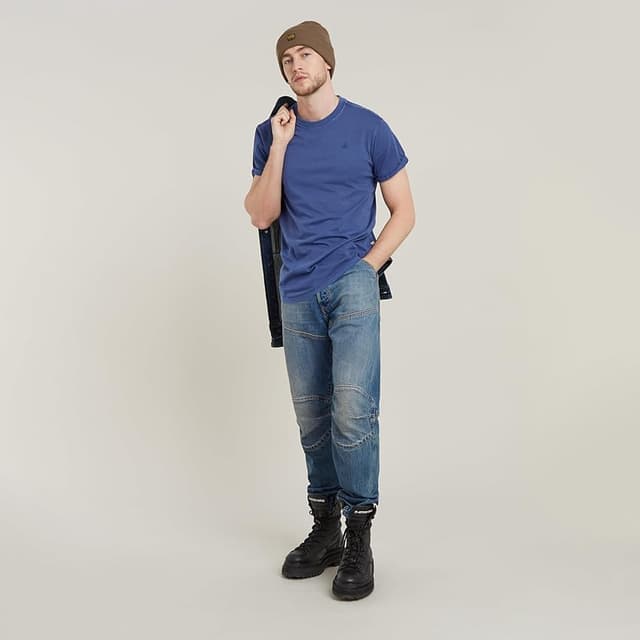 Detalle de G-STAR Lash Overdeyed Camiseta XS Azul