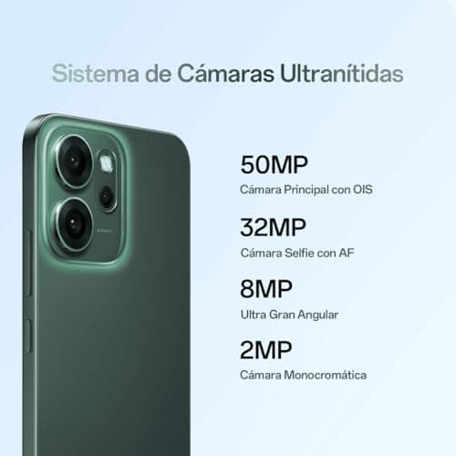 Detalle de OPPO Reno14 5G 📱 8GB/256GB, Cámara 50MP, Batería 6000mAh
