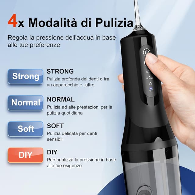 Thumbnail 2 de Idropulsore dentale portatile 2025, 260 ml impermeabile