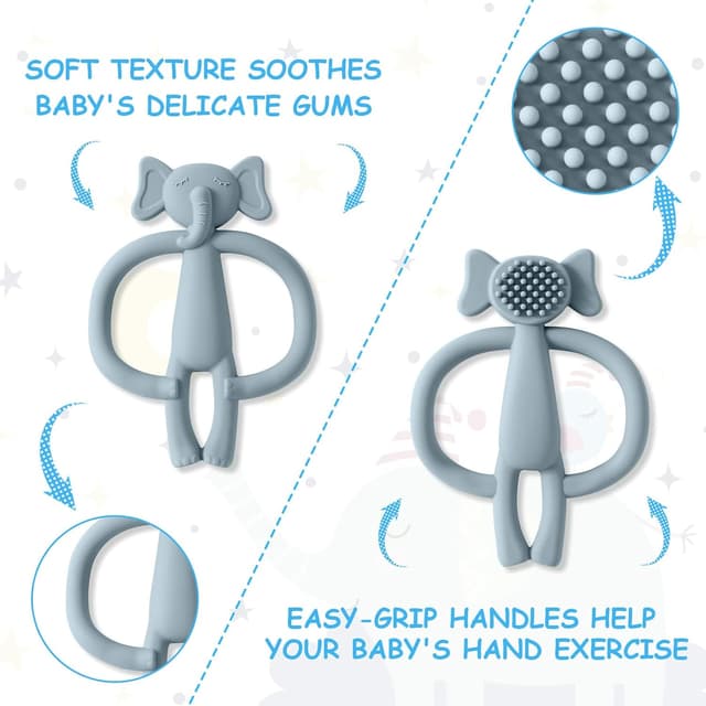 Detalle 1 de Vicloon Beißspielzeug 2er Set