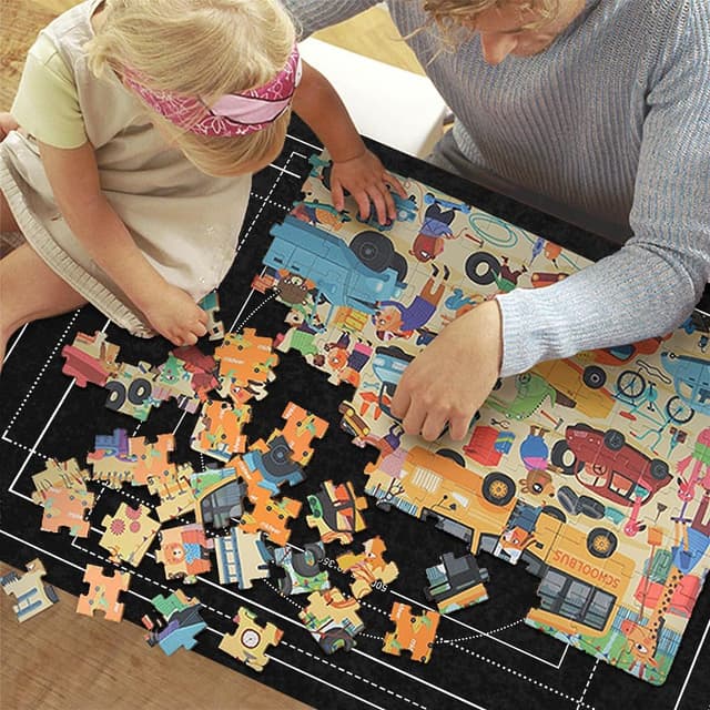 Thumbnail 7 de Ainiv Tapete Puzzle Antideslizante 🎨 - Ideal para 1500 Piezas