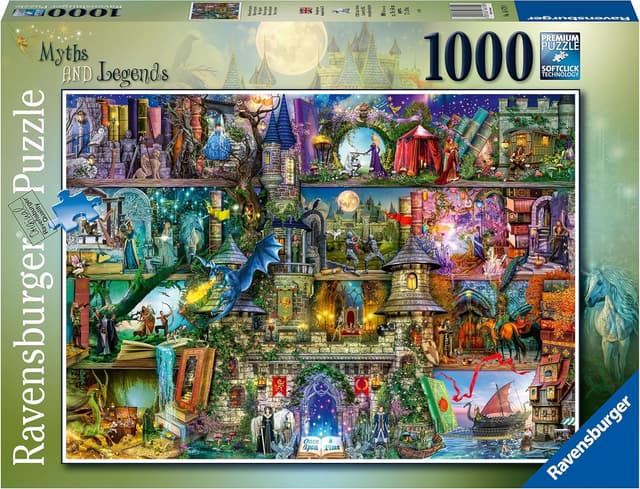 Detalle de Ravensburger Aimee Stewart Myths & Legends 1000 Piece Jigsaw Puzzle (Age 12+)