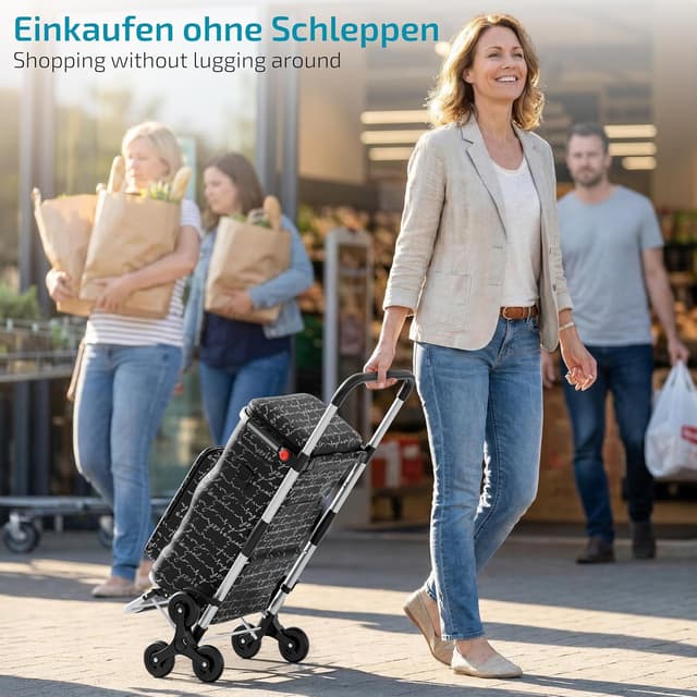 Detalle 2 de Rubberneck Einkaufstrolley mit 44 l
