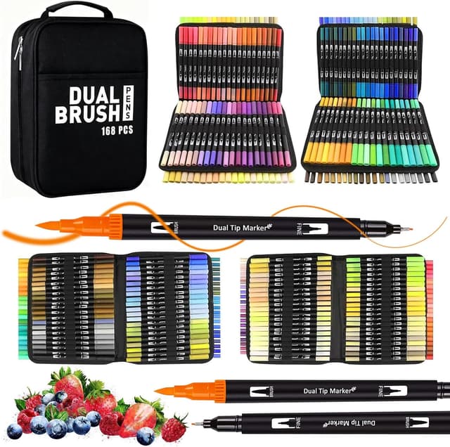 Imagen de Vakki 168 Colores Rotuladores Lettering 168 colores en OfertitasTOP