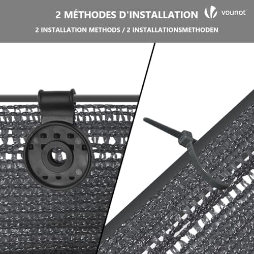 Thumbnail 4 de VOUNOT Malla Sombreo 85% ocultación 1,8×10 m