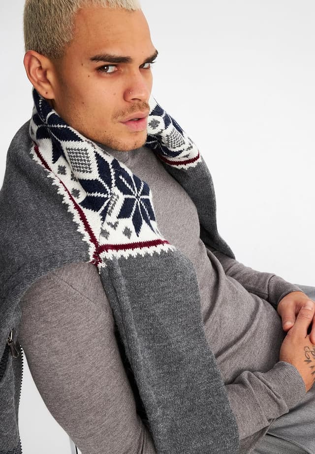 Detalle de Leif Nelson pull à col roulé en maille fine pour homme