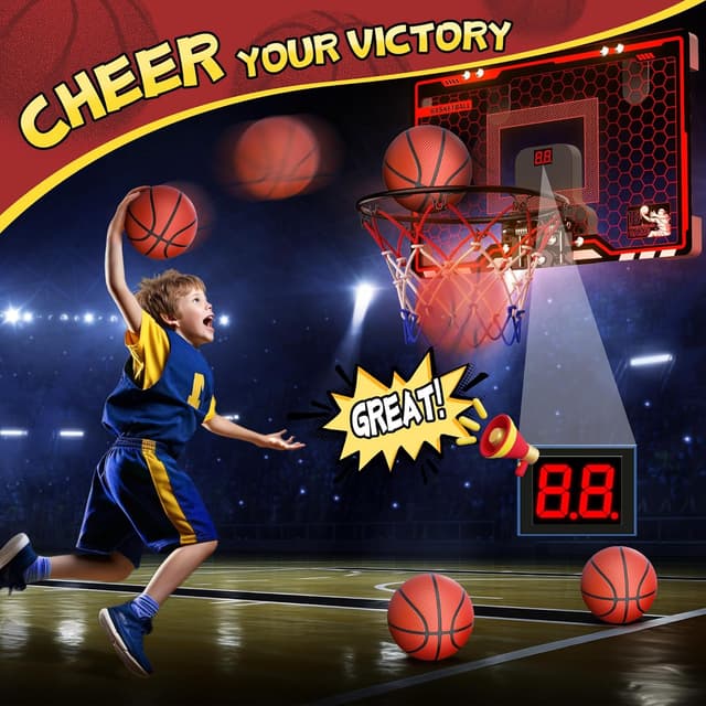 Thumbnail 2 de HopeRock Indoor Basketball Hoop for 5+