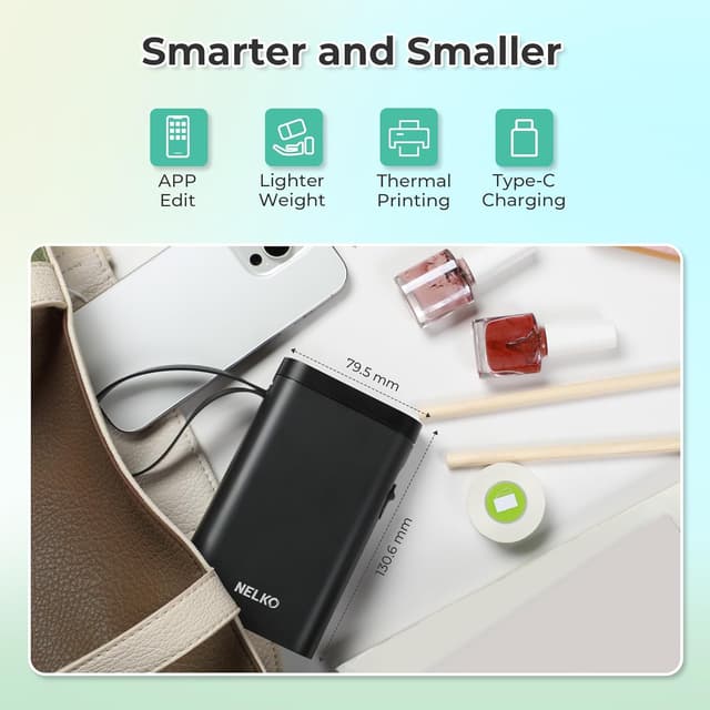 Detalle de Nelko P21 portable Bluetooth label printer