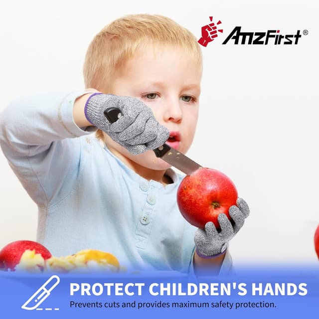 Detalle 1 de Schnittschutzhandschuhe Kinder Level 5, 2 Paar