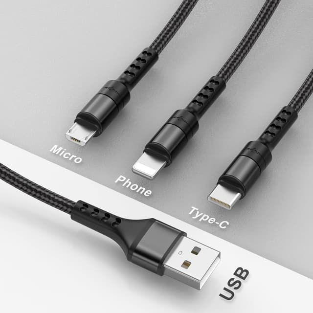 Detalle 2 de RAVIAD 3-in-1 USB Kabel 1,2 m