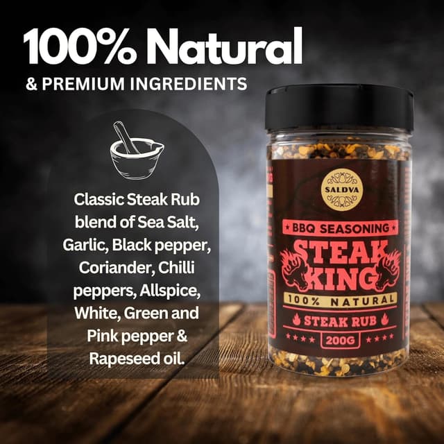 Thumbnail 6 de Steak King BBQ Rub 200g Assaisonnement naturel 🥩